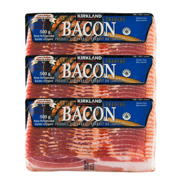 Image of Kirkland Low Salt Bacon - 4 x 500 Grams